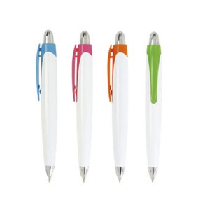 Bolígrafo plástico bicolor